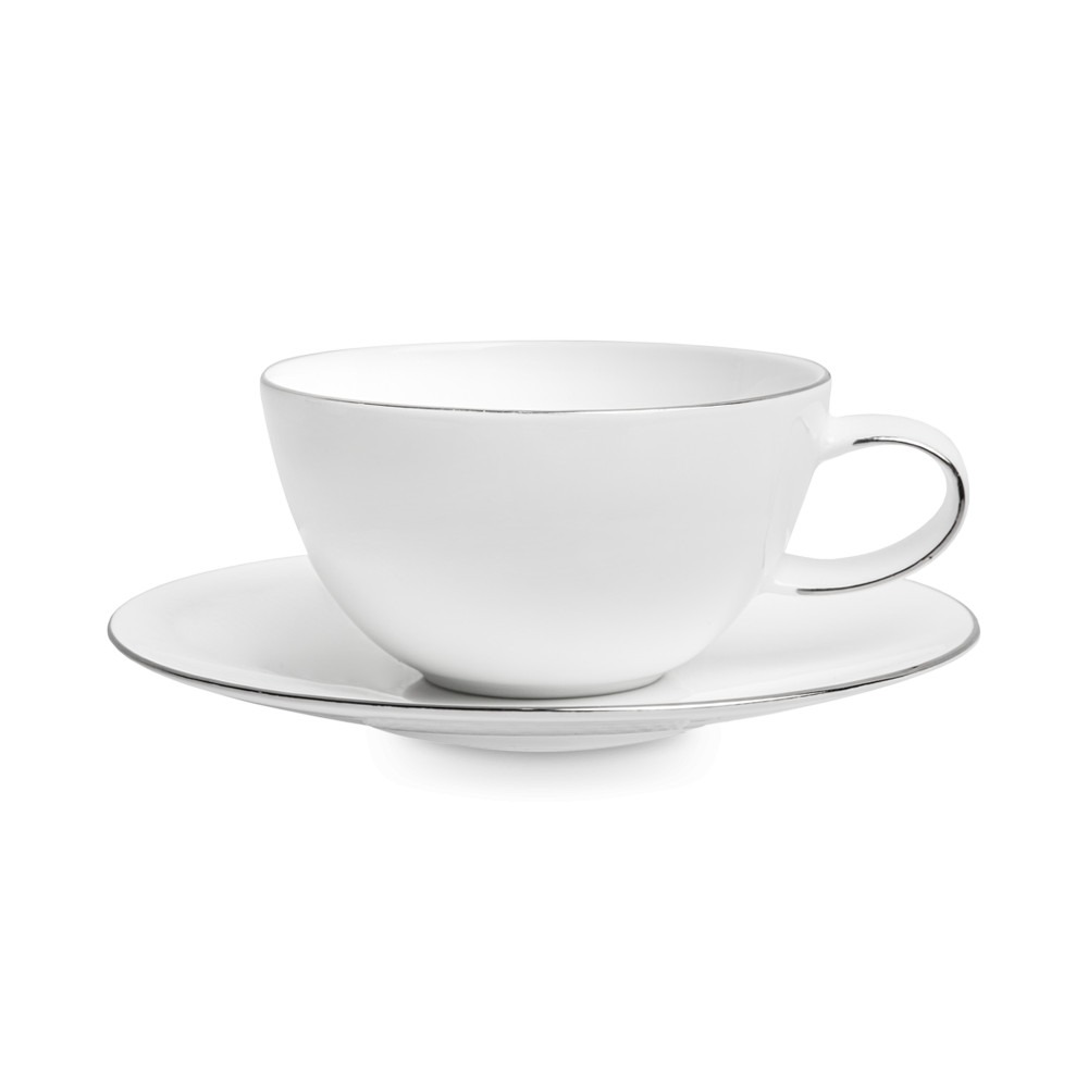 Чашка с блюдцем 250 мл MIX&MATCH Белый MON0409-R32-plat