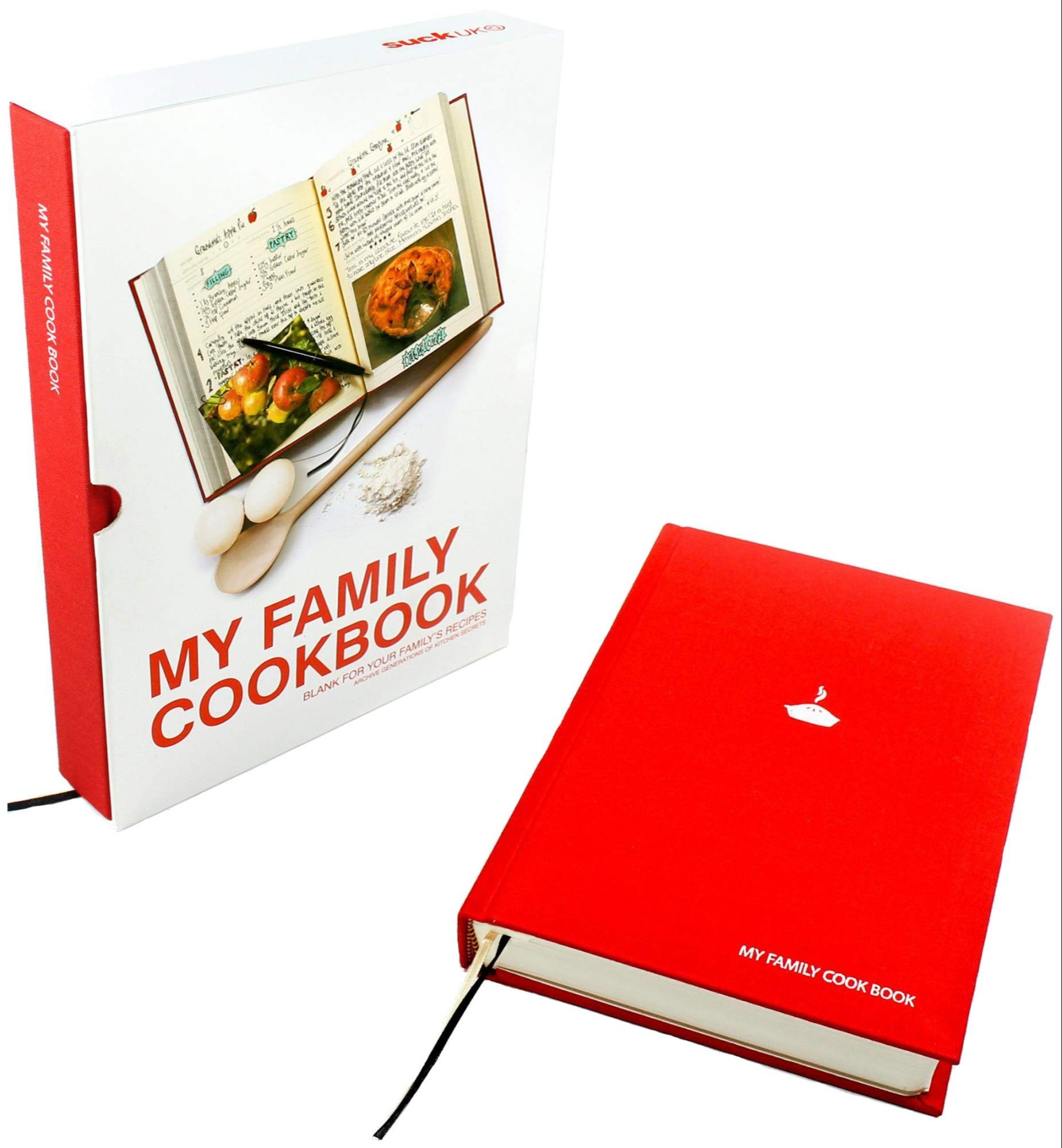 Семейная кулинарная книга SUCK UK Красный My Family