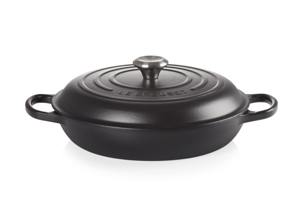 Кастрюля низкая 30 см Le Creuset Черный 21180300000430