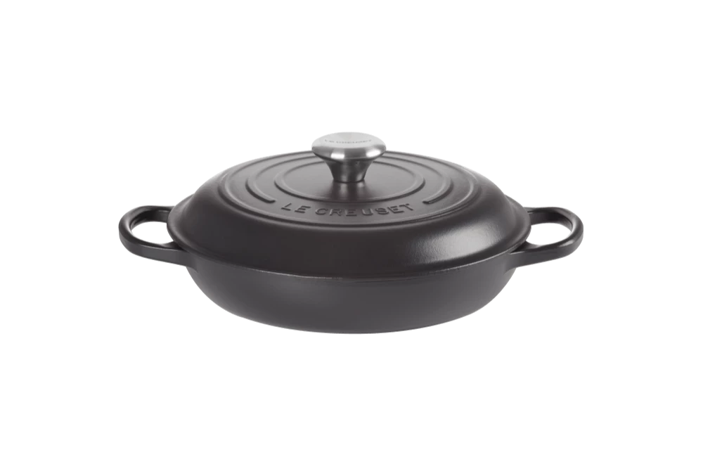Кастрюля низкая 26 см Le Creuset Черный 21180260002430
