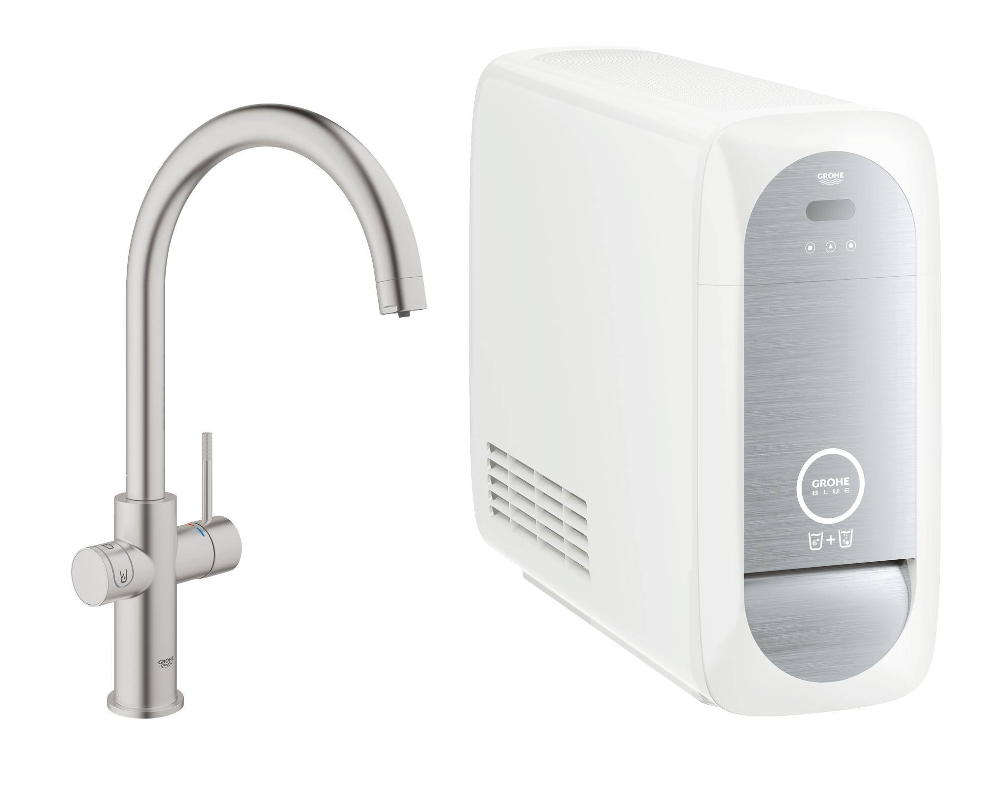 Стартовый комплект для кухни GROHE Нержавеющая сталь Blue Home