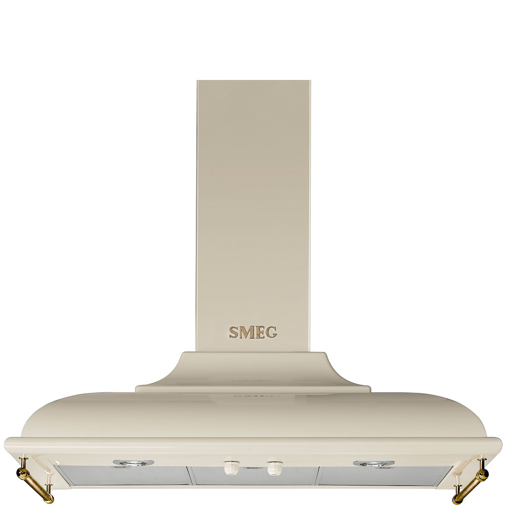 Вытяжка кухонная Smeg Кремовый KC19POE