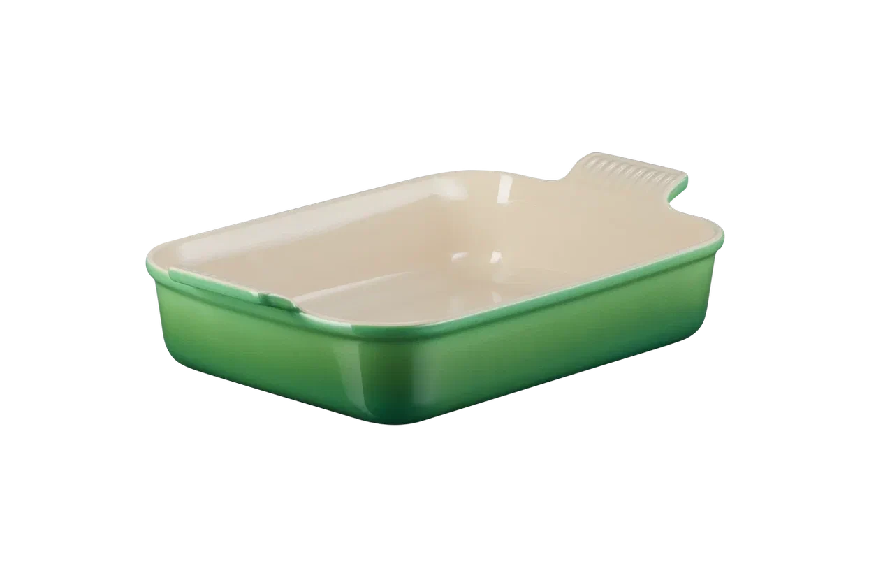 Блюдо прямоугольное Heritage 32 см Le Creuset Зеленый бамбук Heritage
