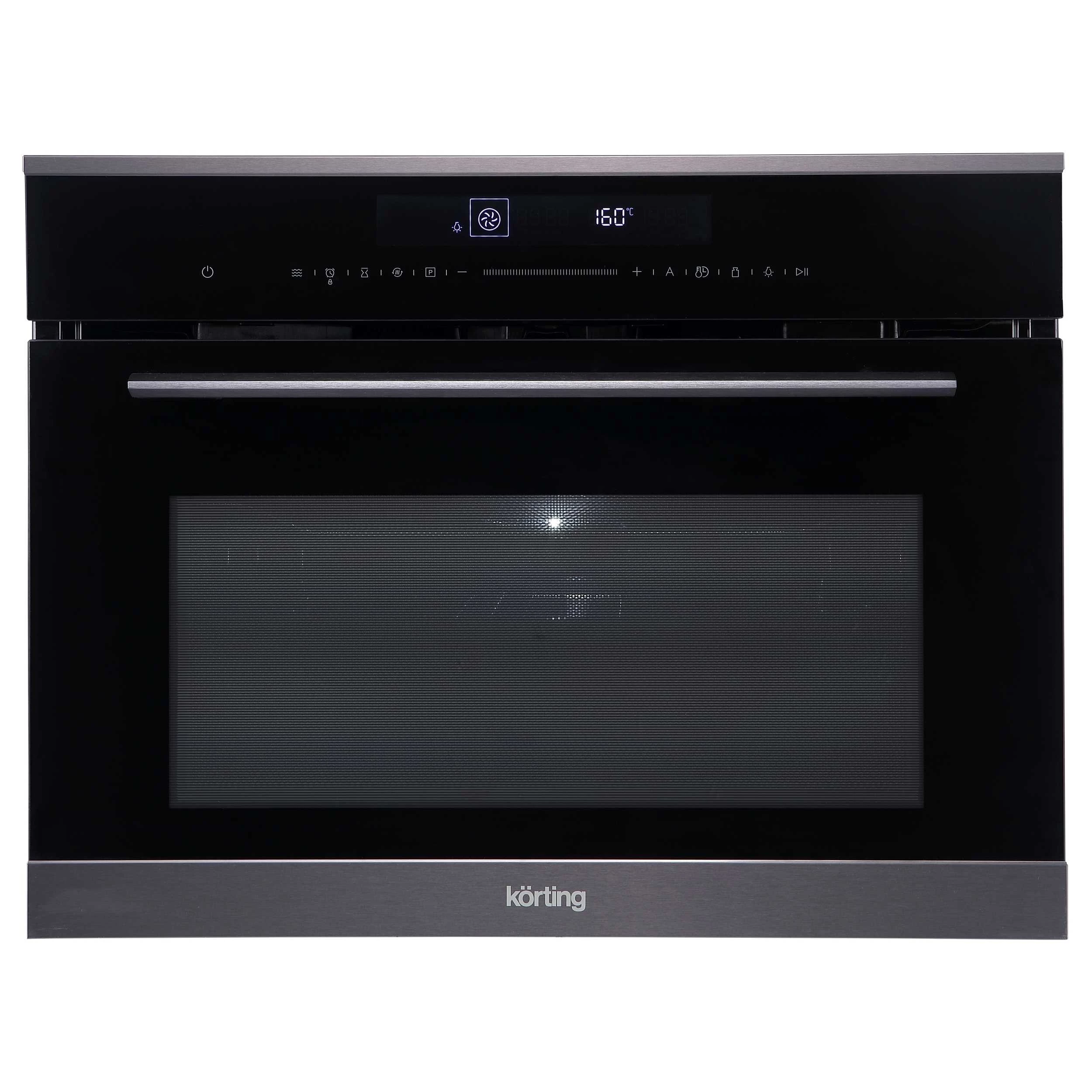 Духовой шкаф с СВЧ Korting Черный OKB 3250 GNBX MW