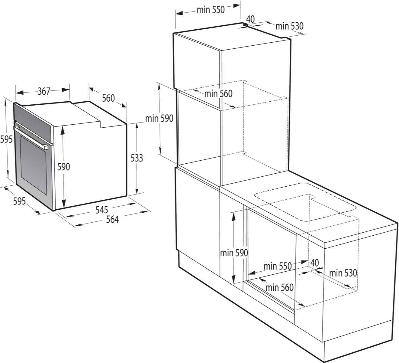 Электрический духовой шкаф gorenje bcs798s24bg