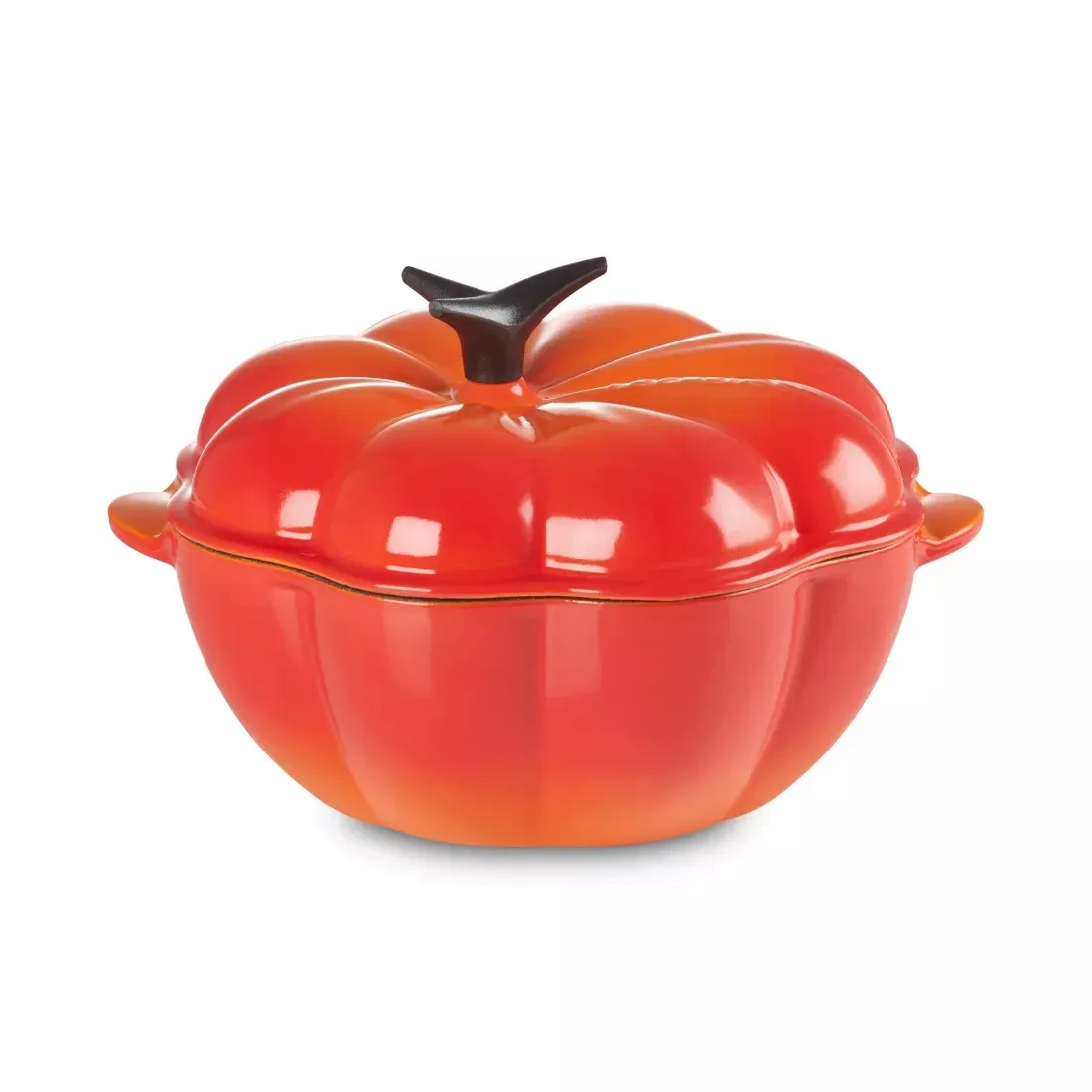 Кастрюля круглая 22 см Le Creuset Огненная лава "Тыква"