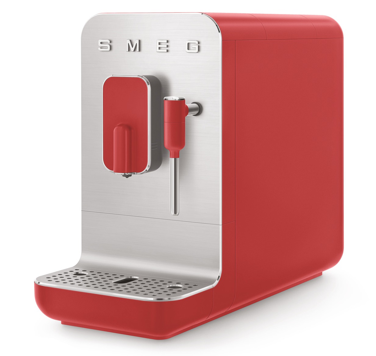 Автоматическая кофемашина с капучинатором Smeg Красный матовый BCC02RDMEU