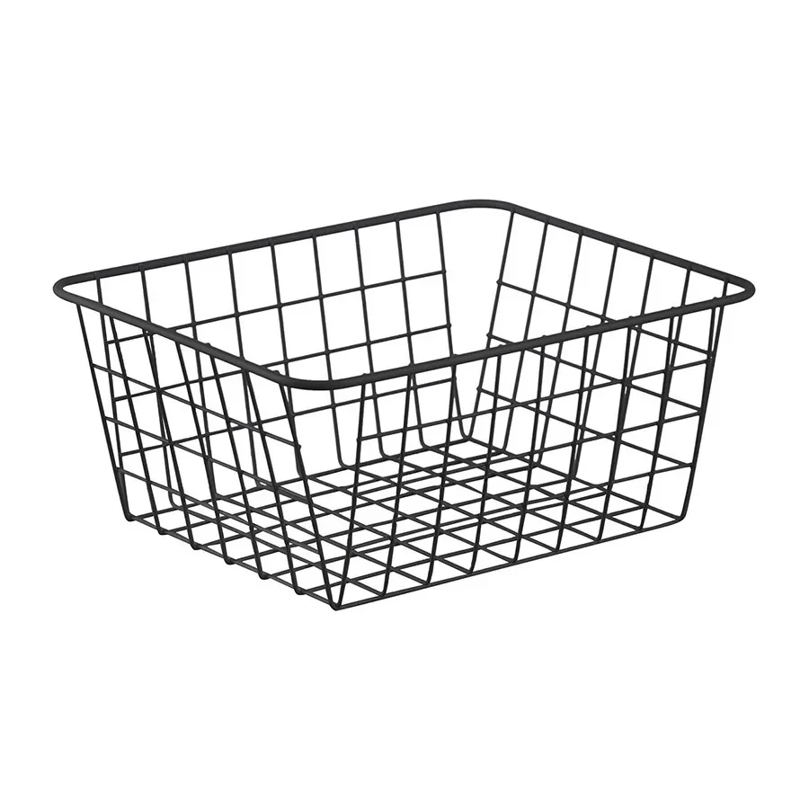 Корзина для хранения 28х22,5х12,5 см BERGENSON BJORN Черный HF-MN-BSKT-MT-BLK-S