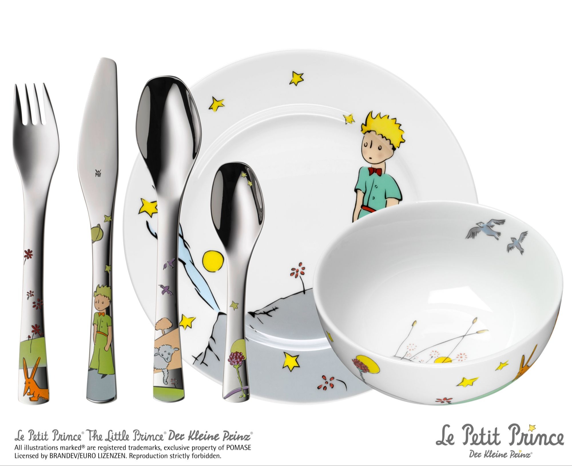 Детский набор посуды 6 предметов WMF Белый 3201000280