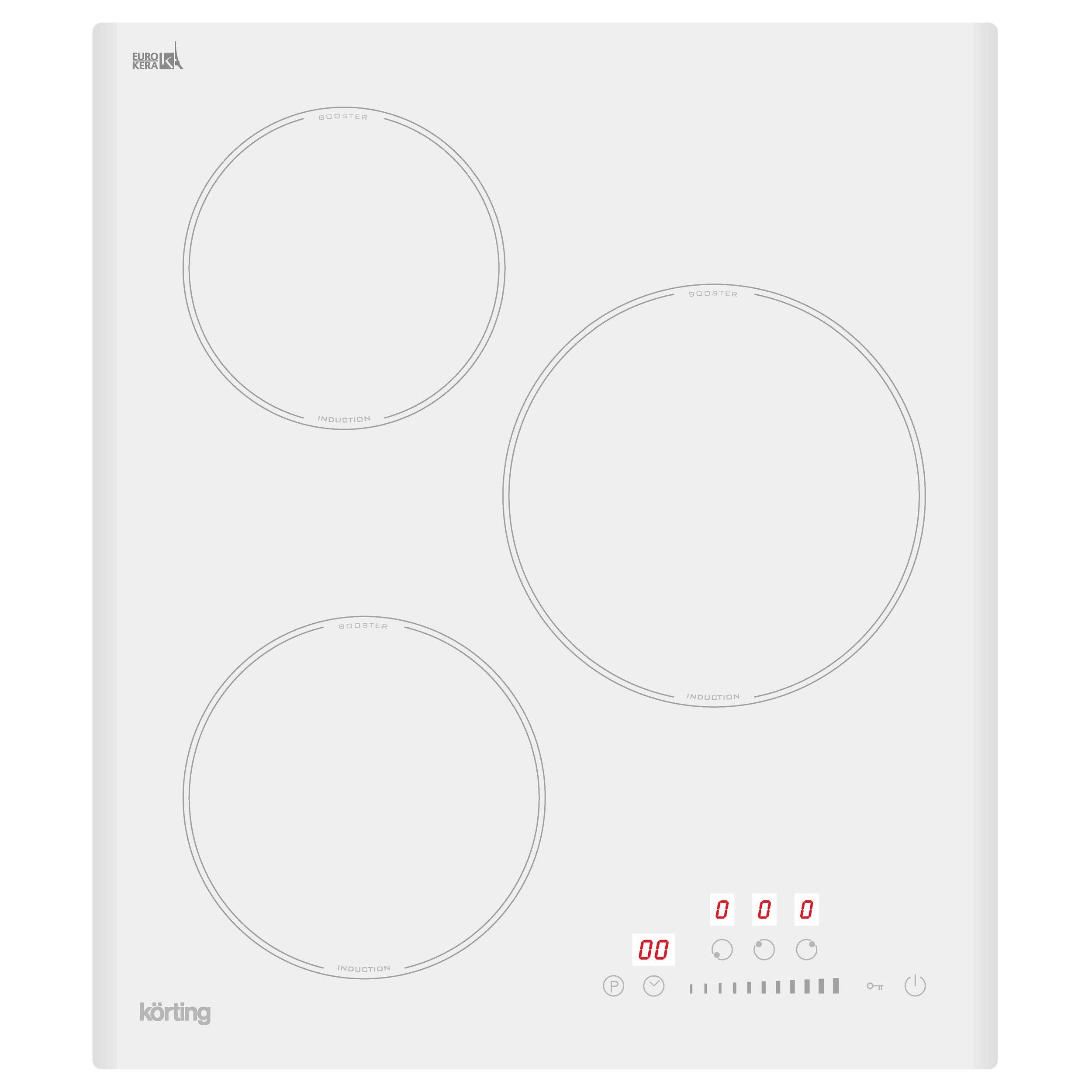 Варочная панель Korting Белый HI 43053 BW