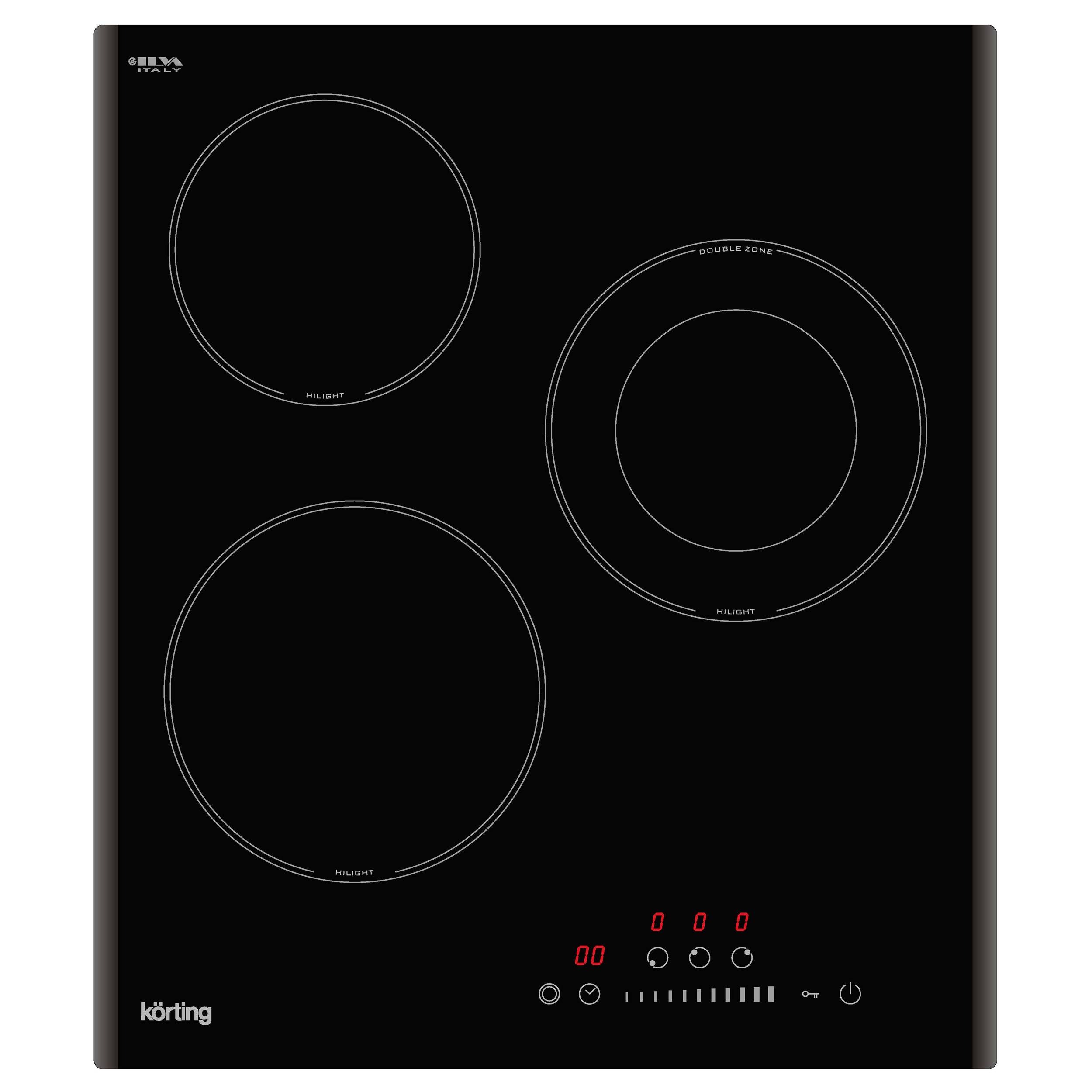 Варочная панель Korting Черный HK 43051 B