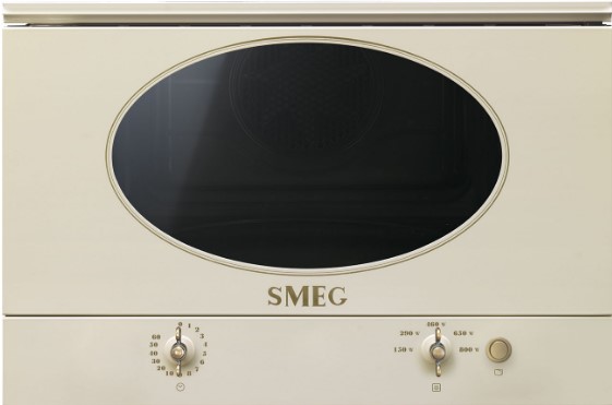 Микроволновая печь Smeg Кремовый MP822NPO
