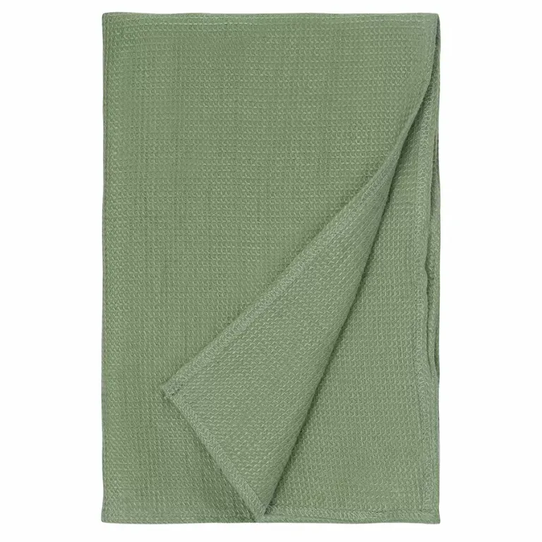 Набор из двух льняных полотенец 50х70 см TKANO Зеленый TK23-TT0003