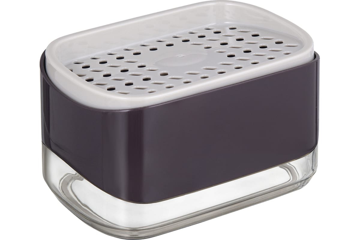 Диспенсер для жидкости для мытья посуды 350 мл SMART SOLUTIONS Черный SS-DS-ABSTPR-350