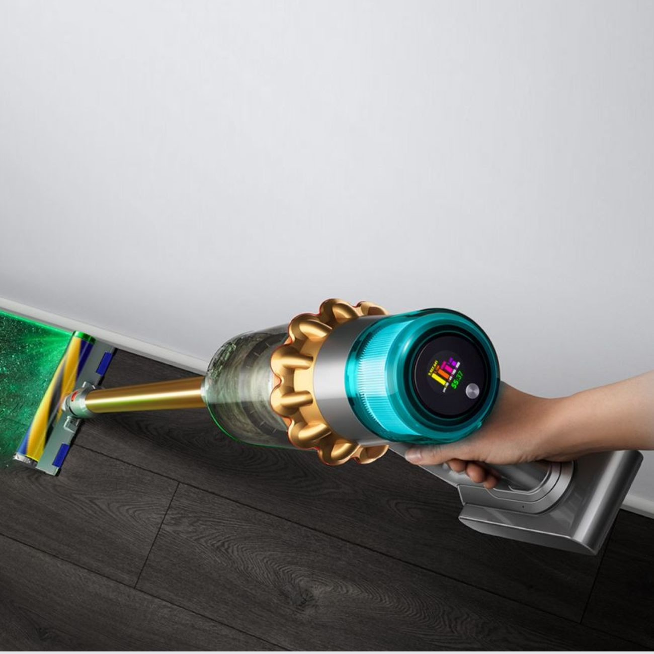 Пылесос беспроводной DYSON V15 Detect Absolute Gold 447045-01