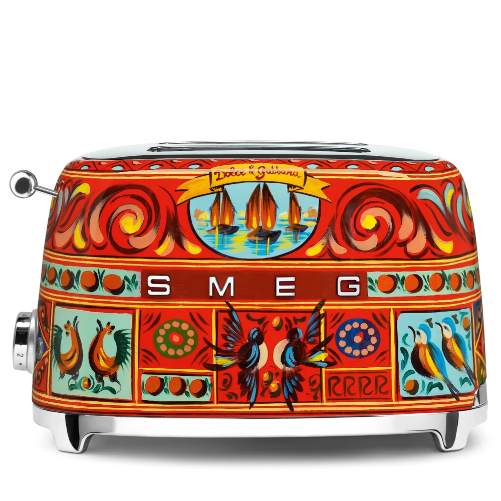 Тостер на 2 ломтика Smeg Dolce & Gabbana TSF01DGEU