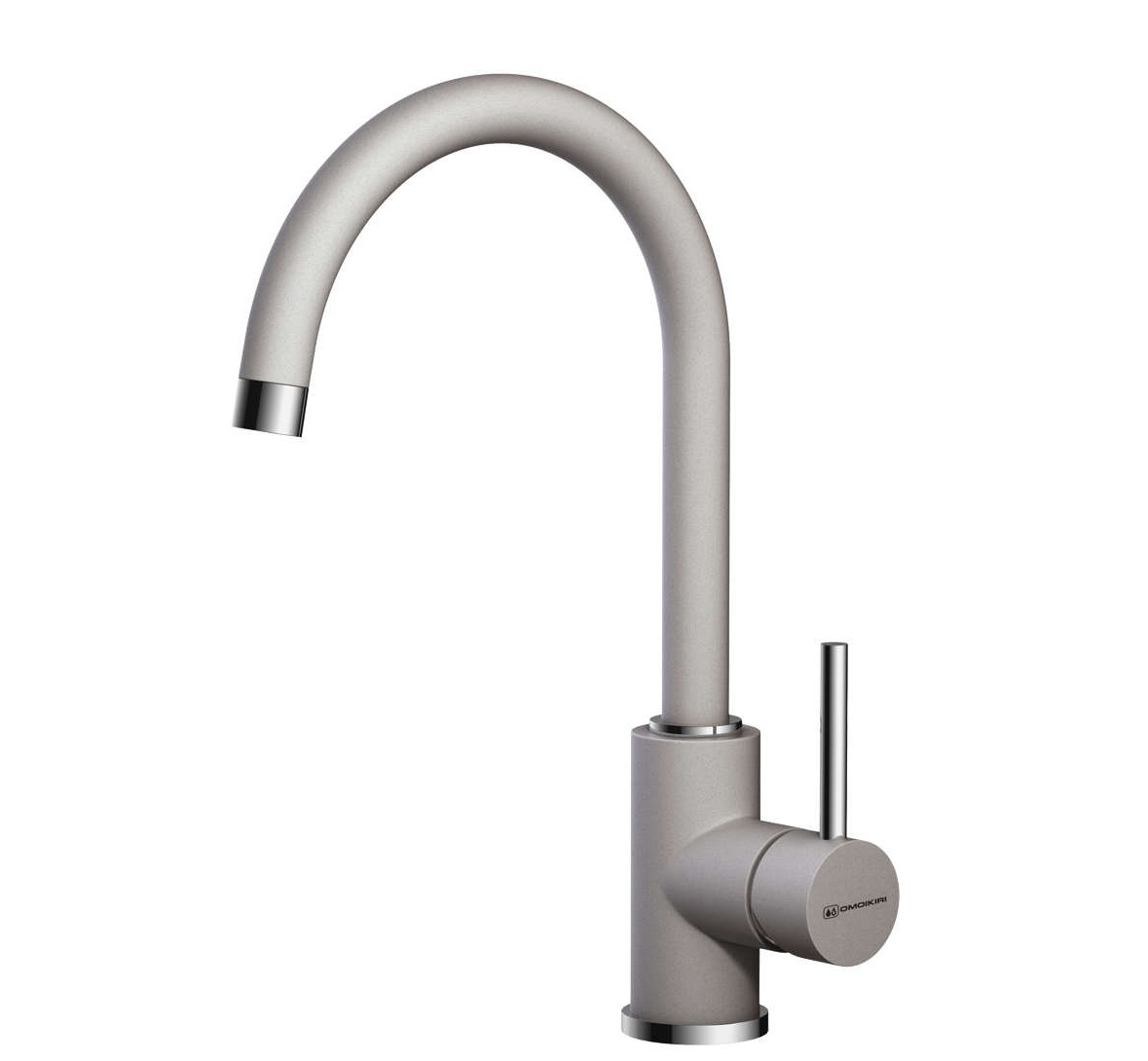 Смеситель Omoikiri Серый Shinagawa-GR