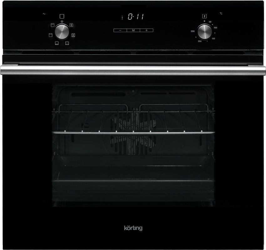 Духовой шкаф Korting Черное стекло OKB 760 FN