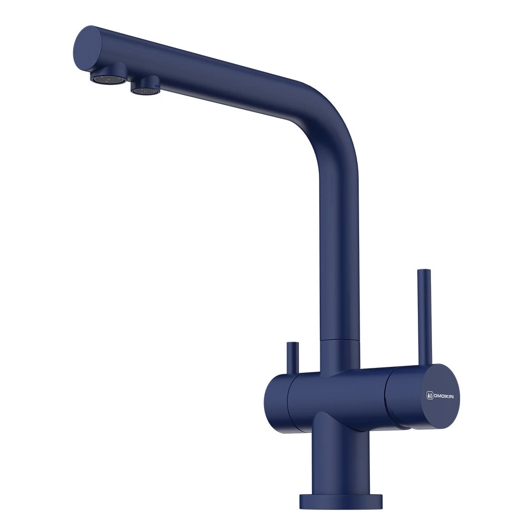 Смеситель Omoikiri Indigo blue Nagano-IB