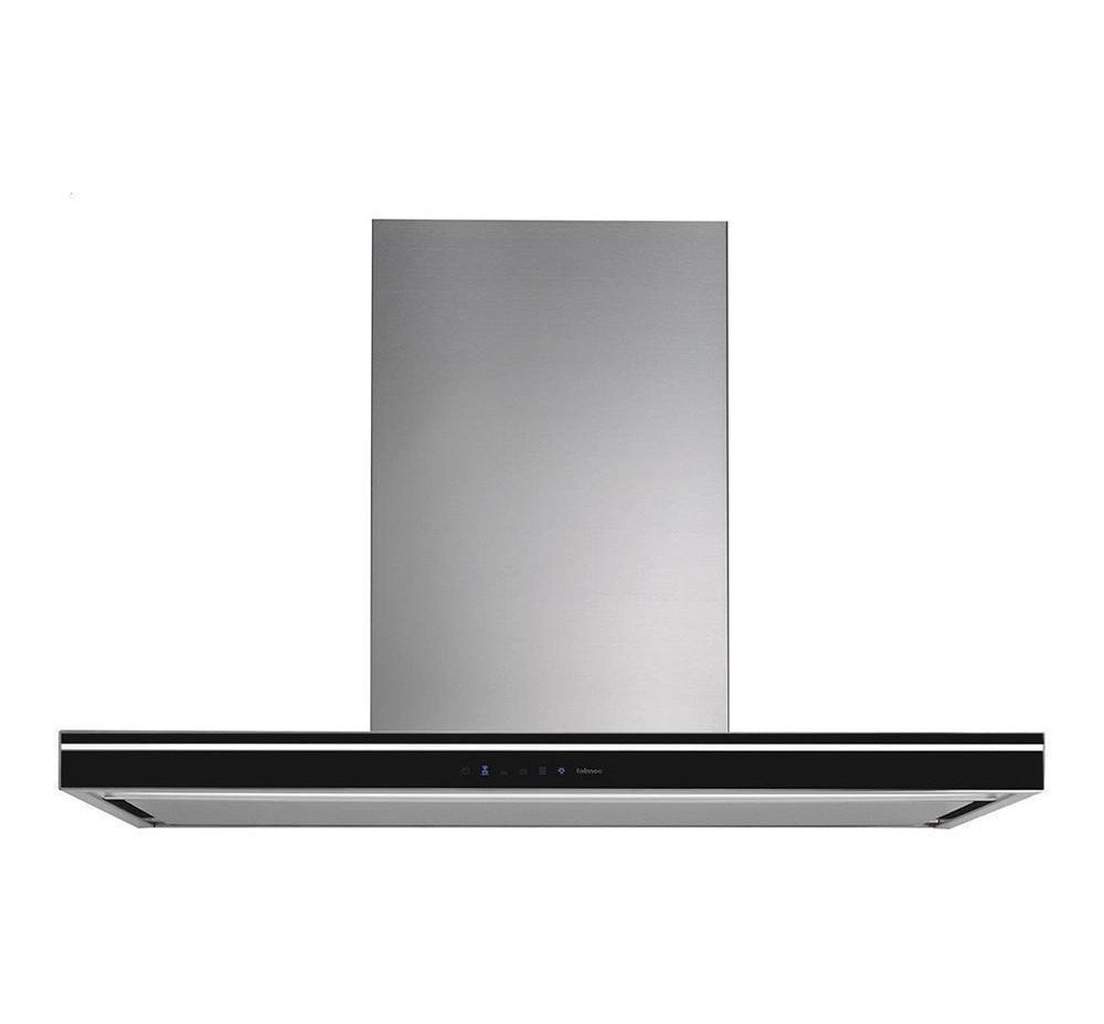Вытяжка кухонная Falmec Нержавеющая сталь + черное стекло LUMINA NRS ISOLA BLACK 90