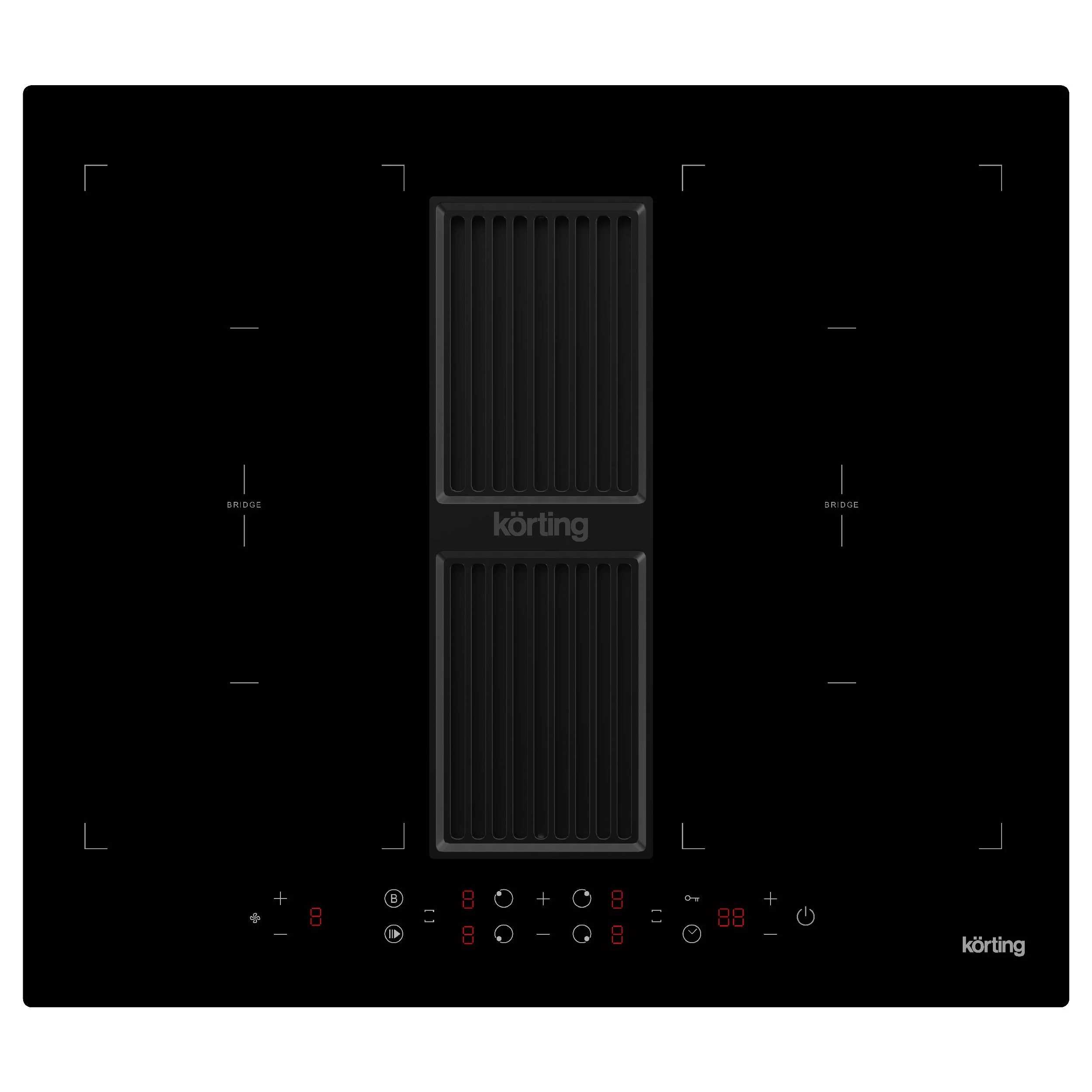 Варочная панель Korting Черный HIBH 68980 NB