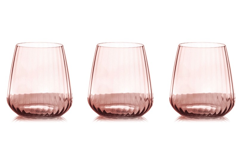 Набор бокалов для виски 450 мл, 6 шт LE STELLE Розовый Opium