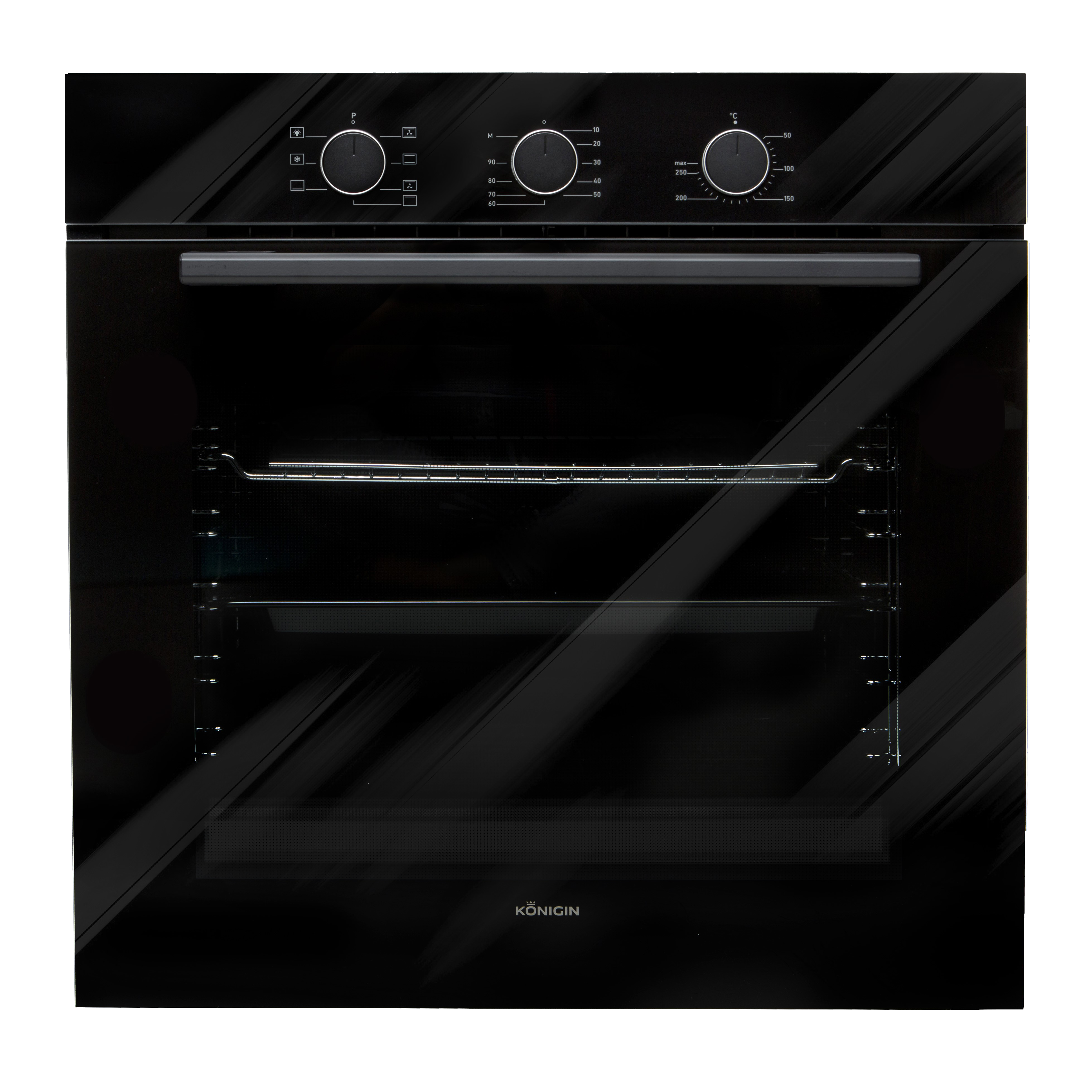 Духовой шкаф Konigin Черное стекло Barberry 60 BKF MR7
