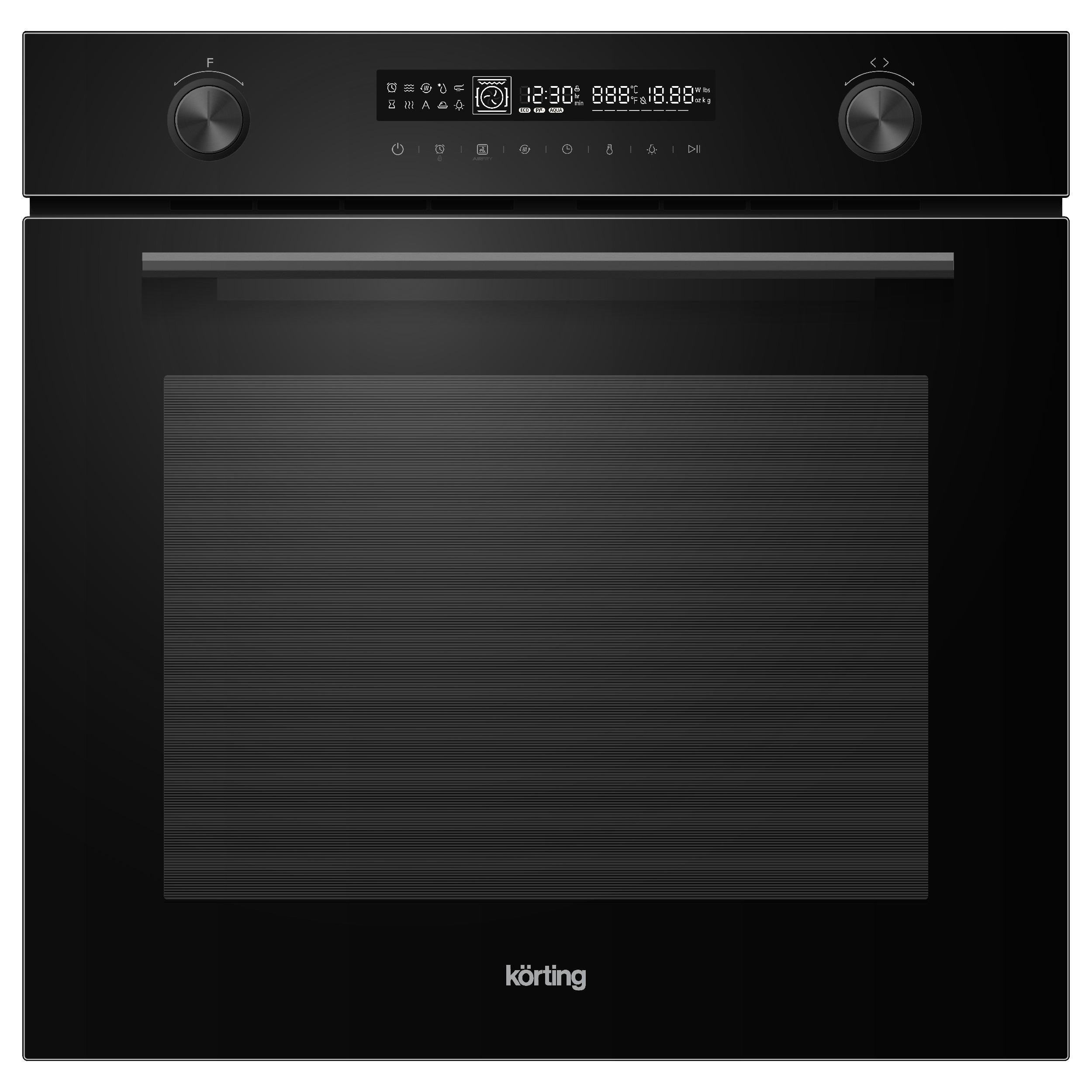 Духовой шкаф Korting Черное стекло OKB 1471 CGN