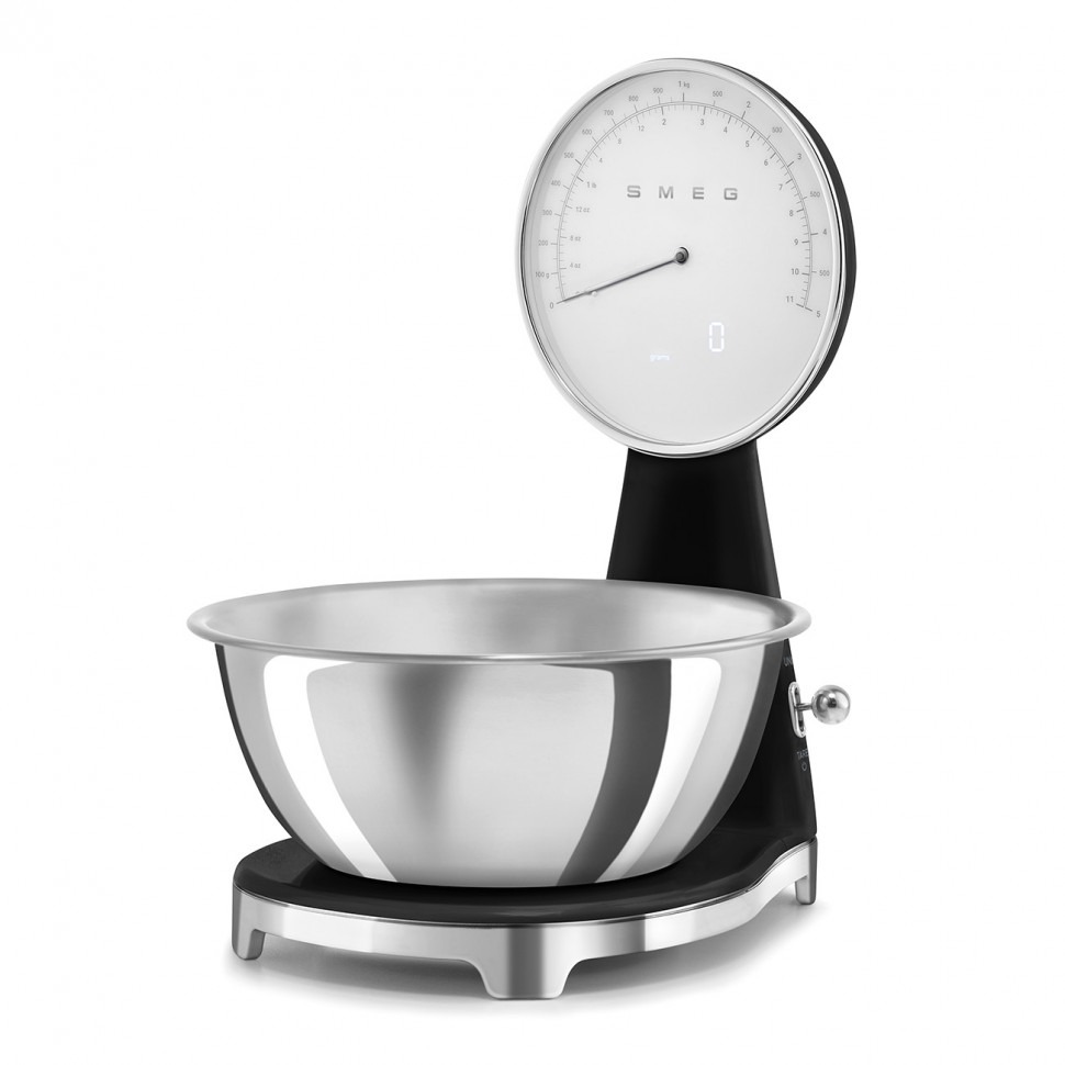 Весы кухонные Smeg Черный KSF01BLWW