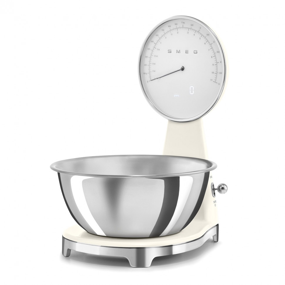Весы кухонные Smeg Кремовый KSF01CRWW