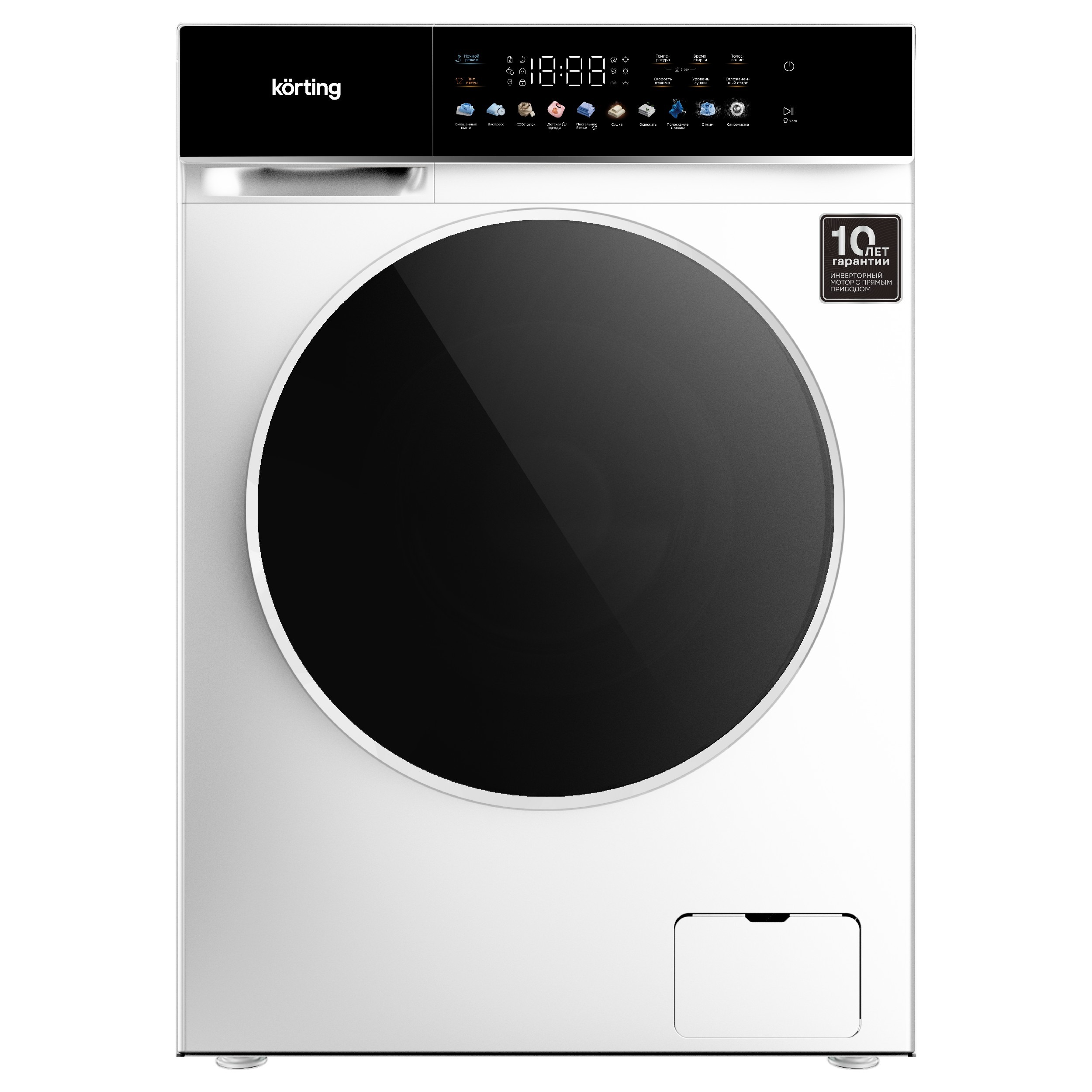 Стирально-сушильная машина Korting Белый KWD 60DS12106