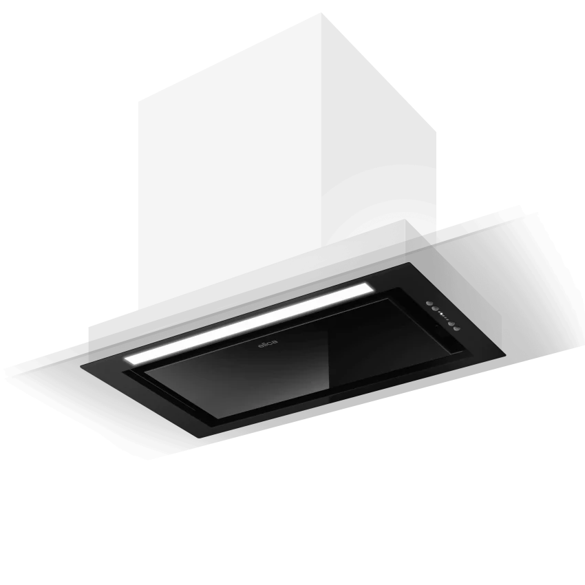 Вытяжка кухонная Elica Черный HIDDEN 2.0 BL MAT/A/52