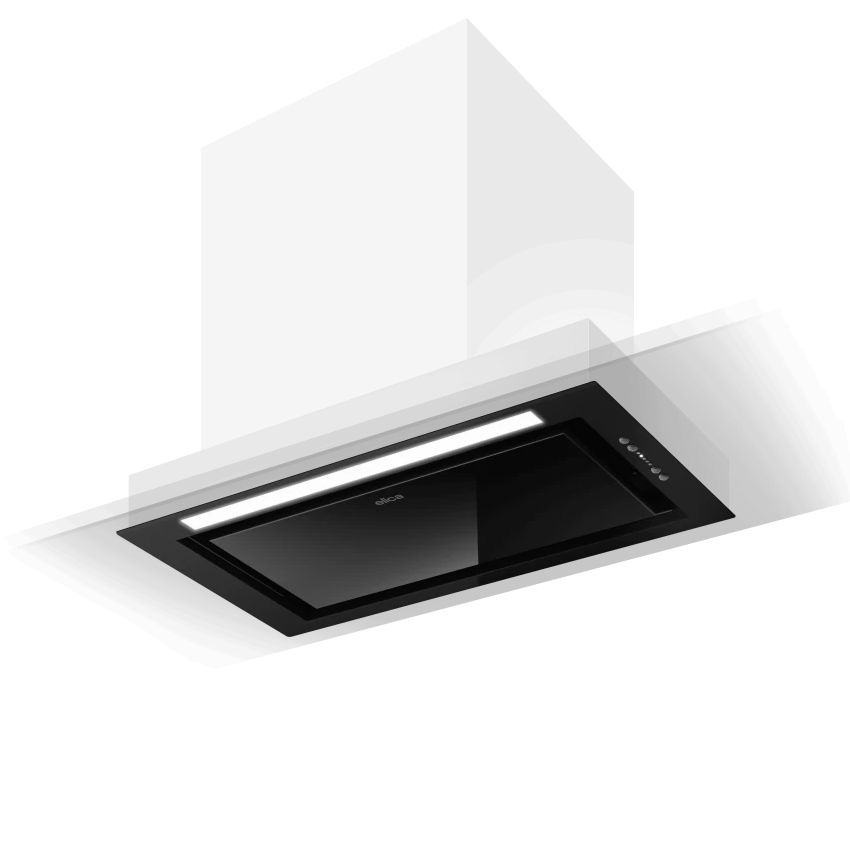 Вытяжка кухонная Elica Черный HIDDEN 2.0 BL MAT/A/52