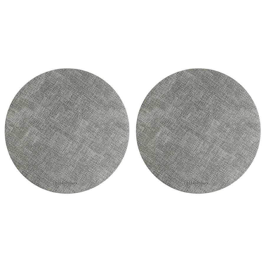 Набор сервировочных салфеток , 2 шт LIBERTY JONES Серый Leanera