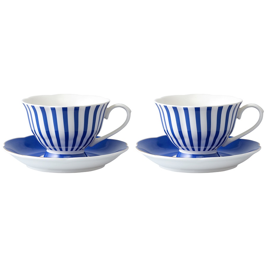 Набор кружек 220 мл, 2 шт DESIGNBOOM Синий Vintage Charm