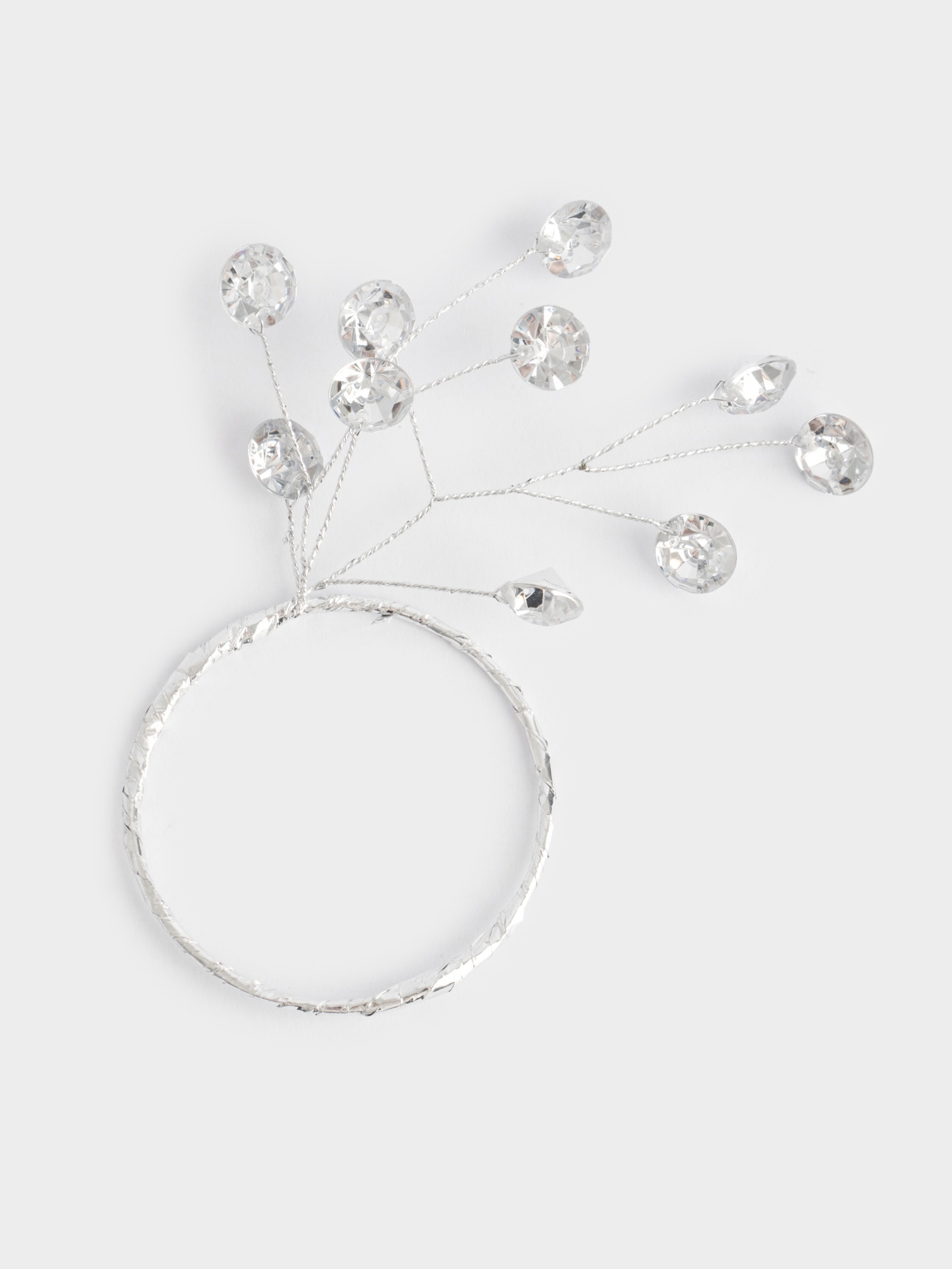 Кольцо для салфетки 5 см ANNA LAFARG Серебро ANLAF-DMY24B0283