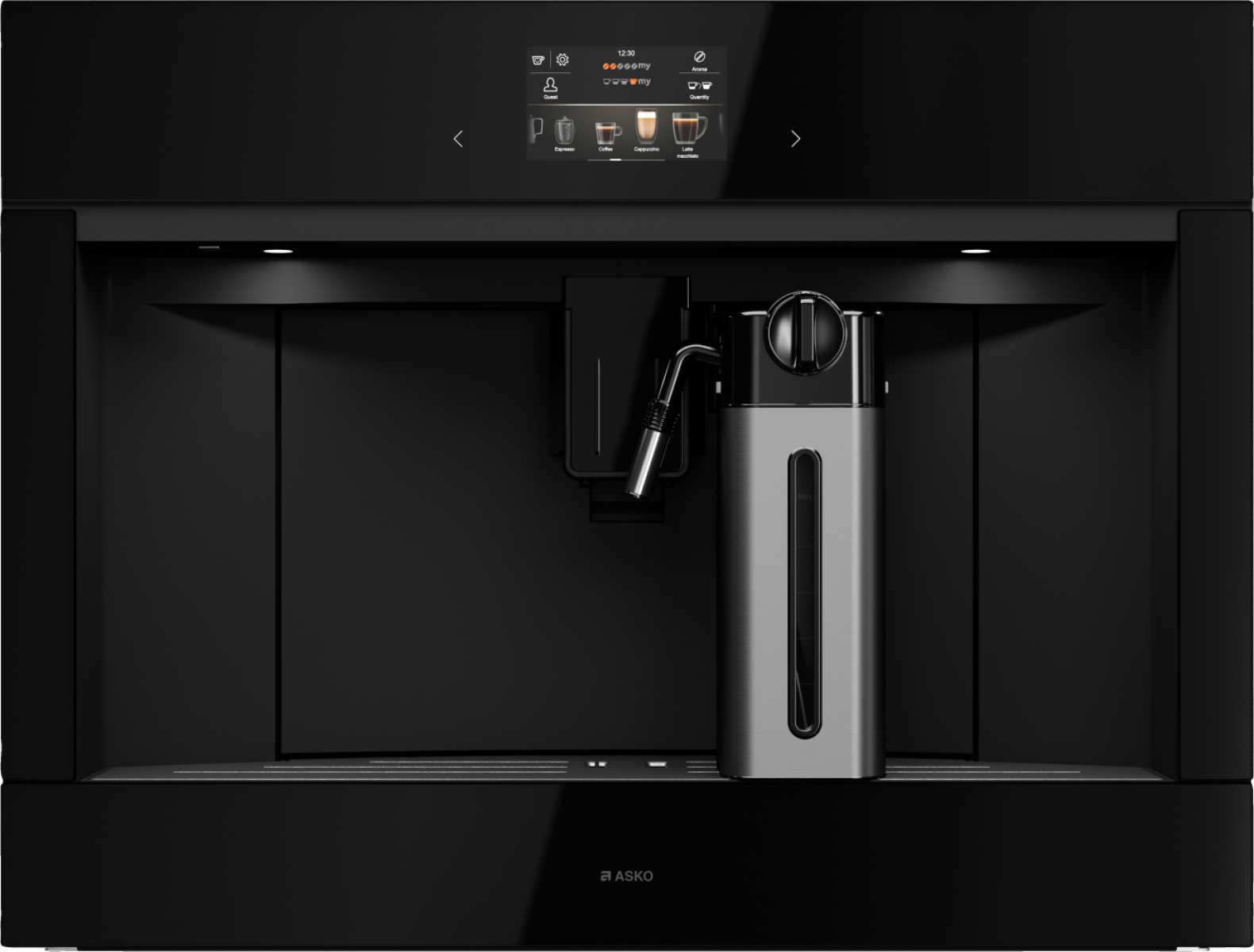 Кофемашина встраиваемая Asko Черное стекло CMB54BG