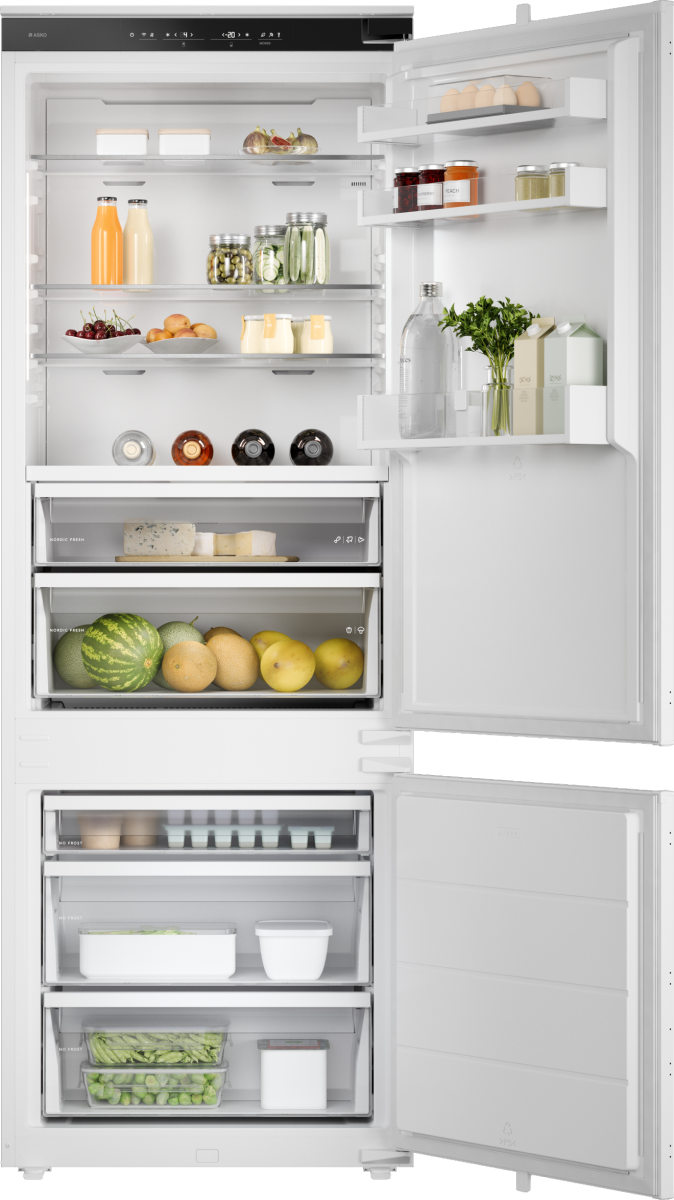 Холодильник комбинированный Asko Белый RBC297SND1