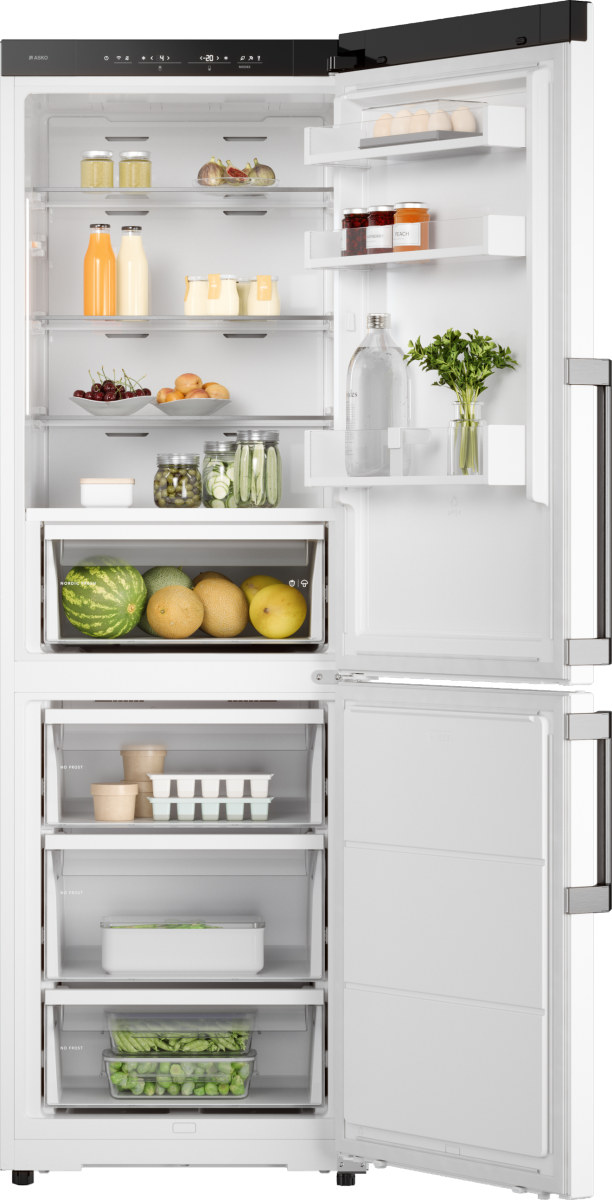 Холодильник комбинированный Asko Белый RFC286KNBW1