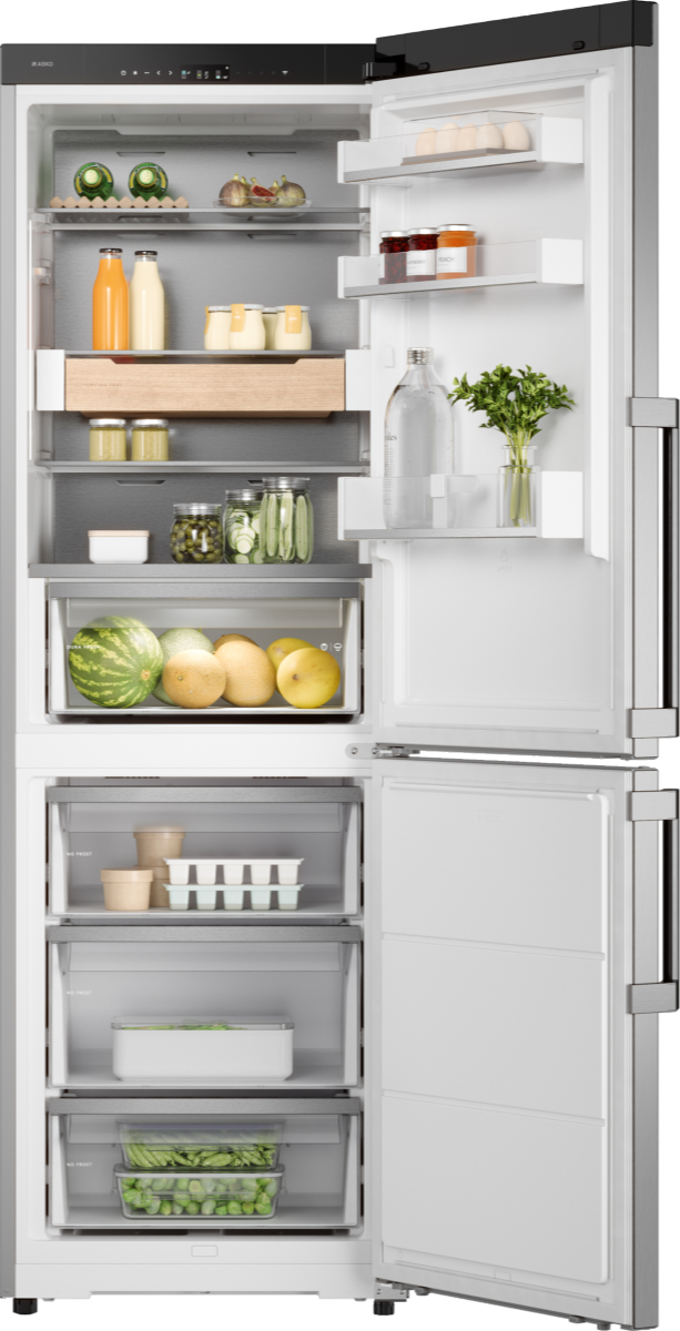 Холодильник комбинированный Asko Нержавеющая сталь RFC586KNBS1