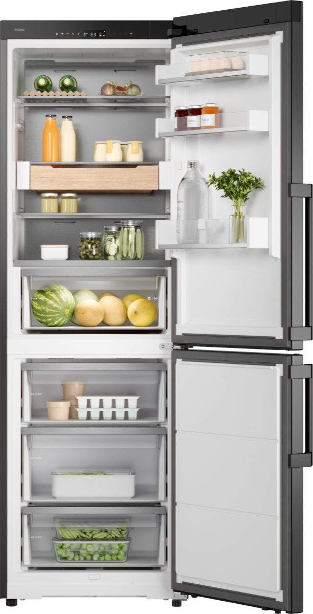 Холодильник комбинированный Asko Черная сталь RFC586KNBB1