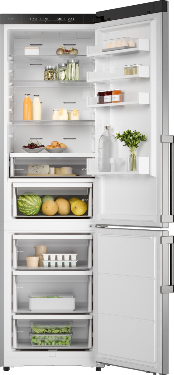 Холодильник комбинированный Asko Нержавеющая сталь RFC226RNBS1