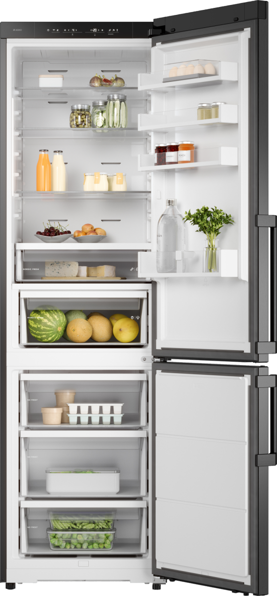 Холодильник комбинированный Asko Черная сталь RFC226RNBB1