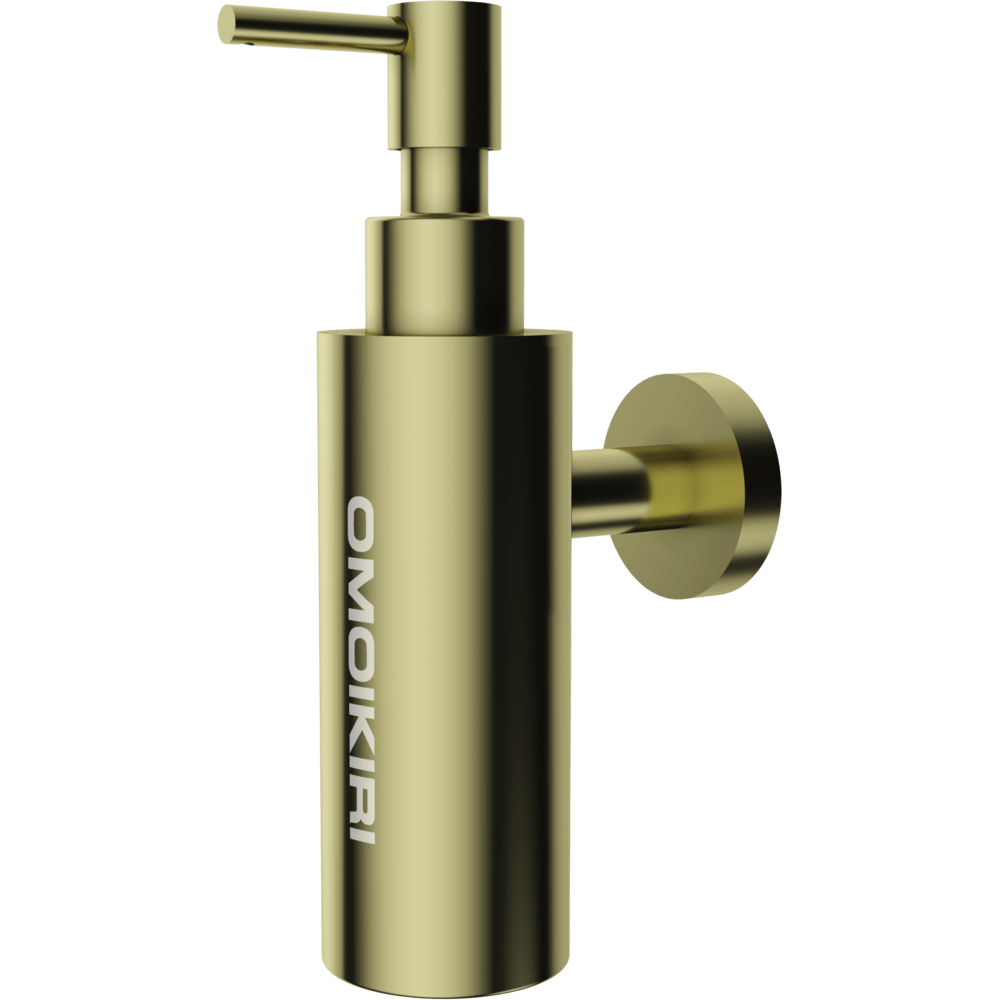 Дозатор для мыла 200 мл Omoikiri Светлое золото OM-07-LG