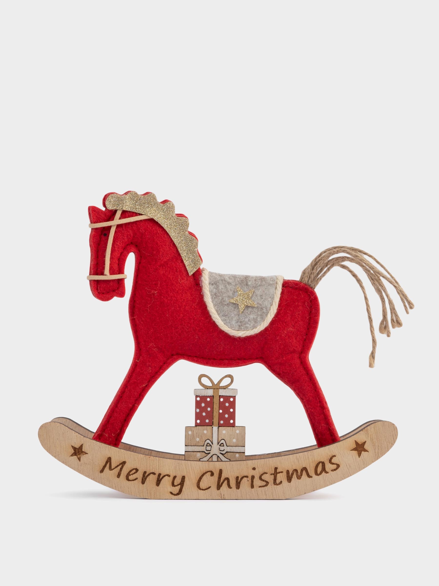 Статуэтка Лошадка-качалка, 19 см ANNA LAFARG Красный ANLAF-24BJX5017