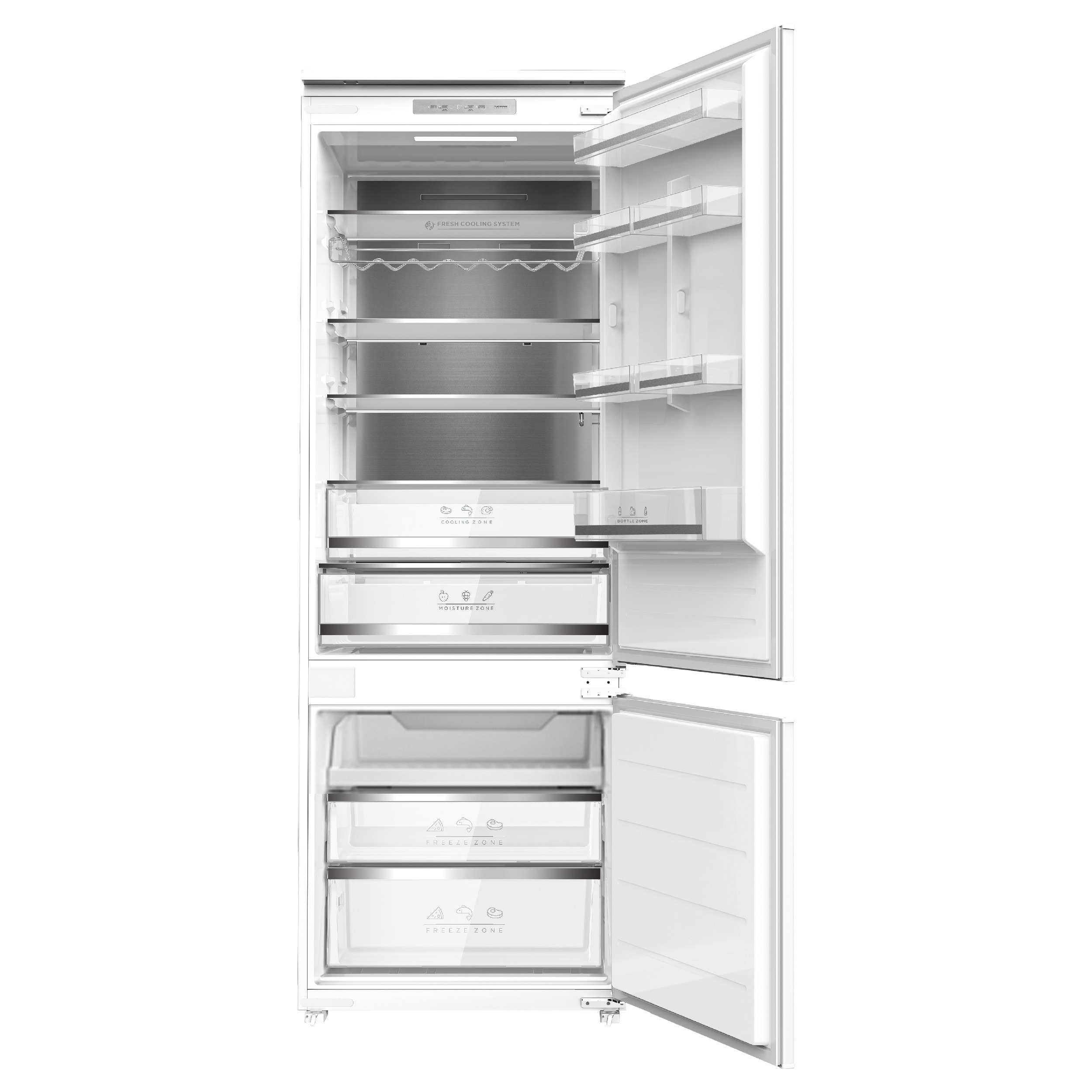 Холодильник комбинированный Korting Белый KSI 19755 CFNF