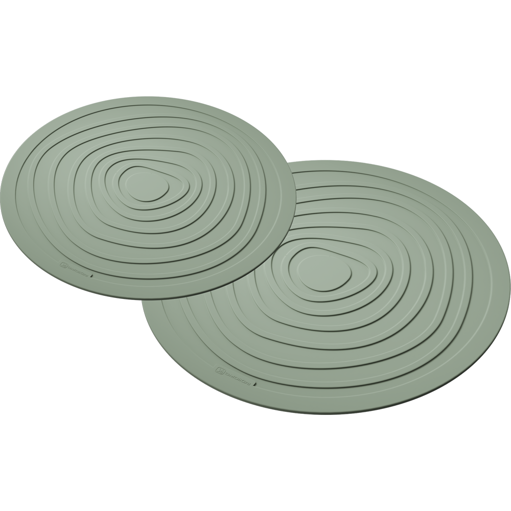 Набор подставок под горячее, 2 шт. Omoikiri Оливковый HP-01-OL