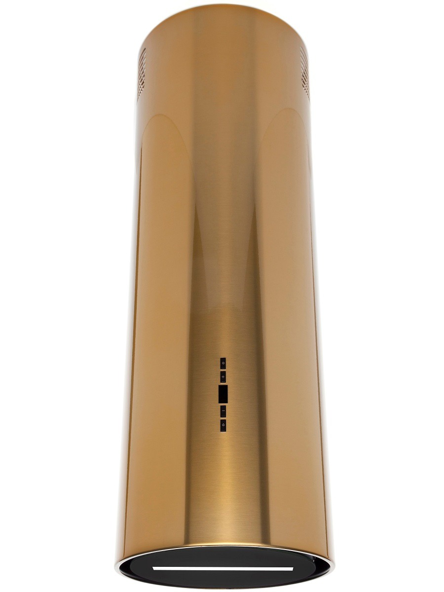 Вытяжка кухонная Konigin Золото Ester Gold/Black Glass