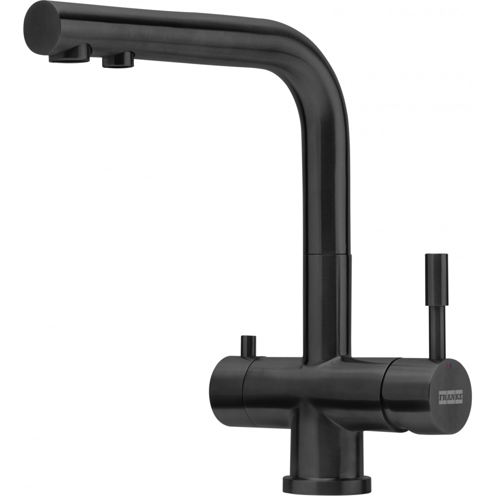 Смеситель с фильтром Franke Черный матовый Atlas Clear Water