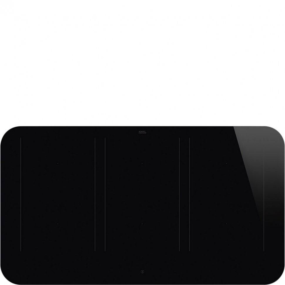 Варочная панель Smeg Черное стекло SISL7964MB